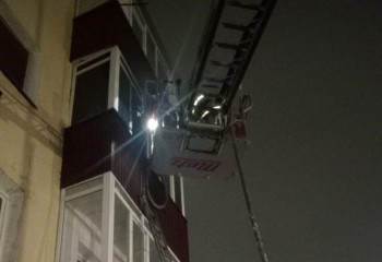 Көкшетауда өрт кезінде бір адам құтқарылды