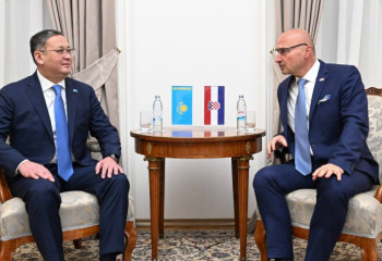 Minister of Foreign Affairs of Kazakhstan makes 1st official visit to Croatia
