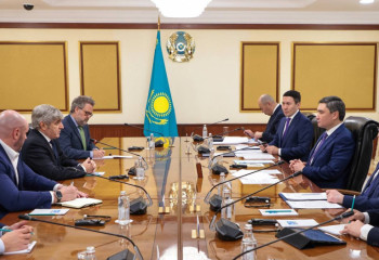 Prime Minister of Kazakhstan Olzhas Bektenov held meetings with heads of Italian companies