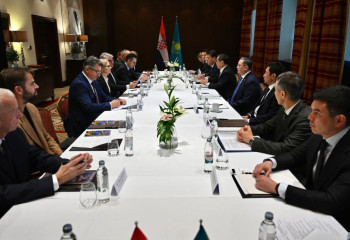 Глава МИД Казахстана встретился с премьер-министром Хорватии