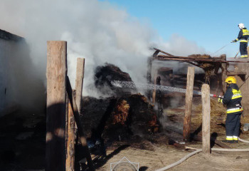 Абай облысында 15 тонна шөп өртенді