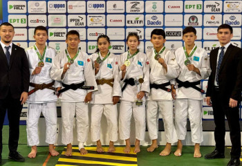 Дзюдодан Қазақстан жасөспірімдер құрамасы Еуропа кубогында топ жарды