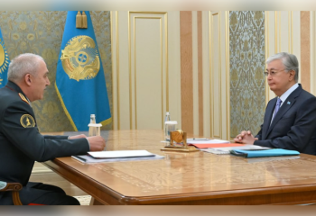 President of Kazakhstan receives Defence Minister Ruslan Zhaksylykov