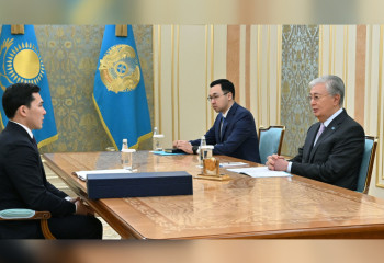 Президент принял министра туризма и спорта Ербола Мырзабосынова