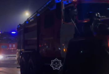 Пожар произошел в колледже в Семее