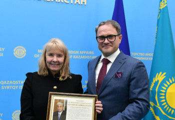 Work of EU special representative for Central Asia recognized by gratitude from President of Kazakhstan