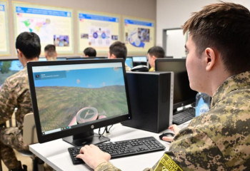 В Астане впервые прошли военно-тактические соревнования на виртуальной платформе