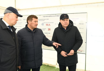 Қанат Шарлапаев Қызылорда облысындағы өнеркәсіп кәсіпорындары мен құрылыс нысандарын аралады