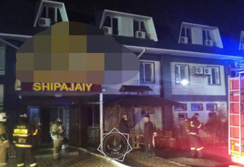 В Туркестанской области сотрудники МЧС ликвидировали пожар в санатории