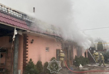 Огнеборцы Алматинской области спасли дом от разрушительного пожара