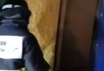 Көкшетауда құрылыс вагоны өртенді