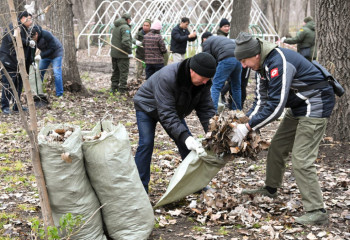 В Алматы в преддверии зимы привели в порядок рощу Баума