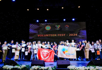 Астанада Үздік еріктілер марапатталды