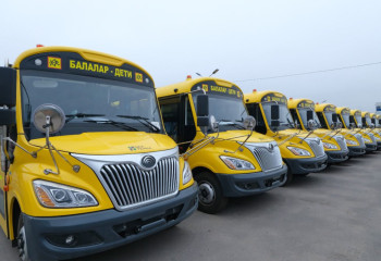 Алматыда 2025 жылы тағы 100 мектеп автобусын сатып алады