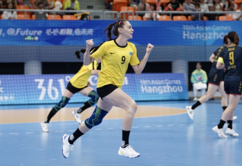 Казахстанские гандболистки разгромили Сингапур на чемпионате Азии