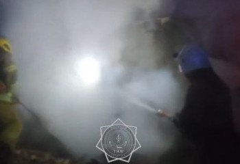 Жетісуда тұрғын үй ауласында өрт шықты