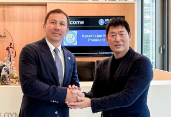 Геннадий Головкин встретился с президентом Международной федерации гимнастики