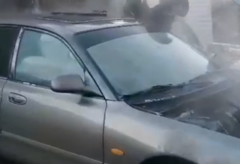 Оралда көліктер тұрған гараж өртенді