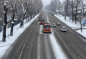 Алматыда 22 сағат қар жауды