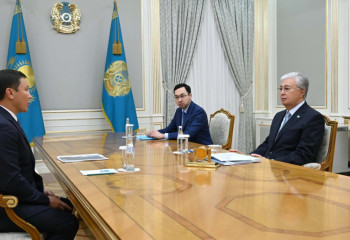 Head of State receives President of National Olympic Committee Gennady Golovkin