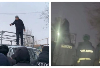 Агрессивное поведение отца Шерзата Полата попало на видео