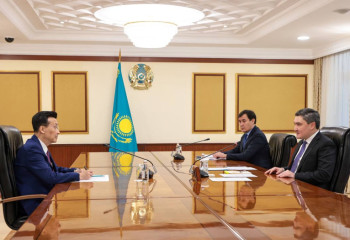 Олжас Бектенов Қытайдың Қазақстандағы елшісін қабылдады