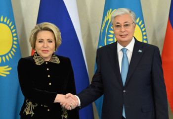 Kassym-Jomart Tokayev meets with Chairman of Federation Council of Federal Assembly of Russia