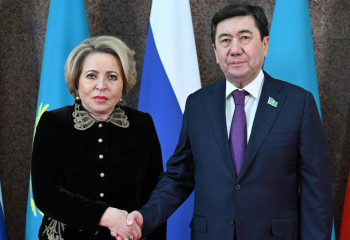 Мәжіліс төрағасы Ресей Федералдық жиналысы федерация кеңесінің төрайымымен кездесті