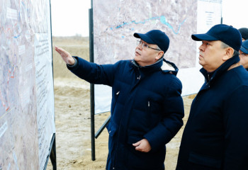 Қанат Бозымбаев Атырау облысының алдағы су тасқынына дайындығын тексерді
