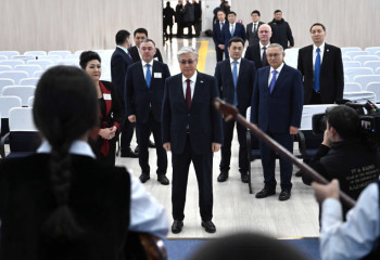 Мемлекет басшысы Қаратал ауданындағы әлеуметтік нысандармен танысты