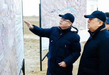 Қанат Бозымбаев Атырау облысының алдағы су тасқынына дайындығын тексерді