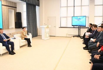 Тамара Дуйсенова посетила новый центр настольного тенниса в Кызылорде