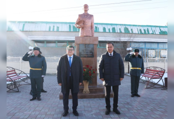 100-летие ветерана ВОВ и Героя Социалистического Труда отметили в Жамбылской области