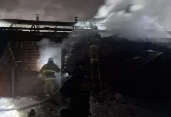 Щучинскте монша өртеніп кетті