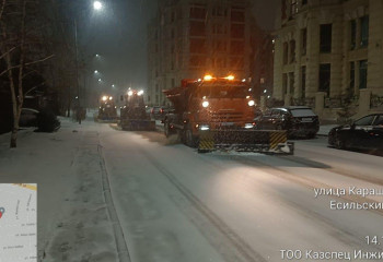 Свыше 1 миллиона кубометров снега вывезли с Астаны