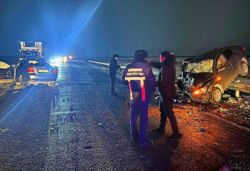 Страшное ДТП произошло на трассе Омск-Майкапчагай