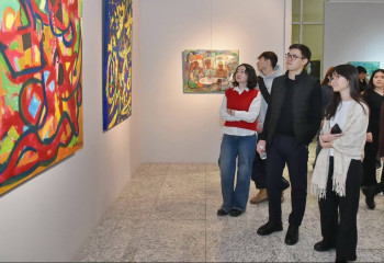 В Нацмузее открылась выставка «Дыхание степи» художника Мажита Байтенова