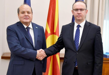 Ambassador of Kazakhstan meets with Speaker of  Parliament of North Macedonia