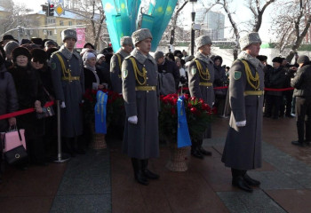 Память жертв декабрьских событий почтили в Алматы