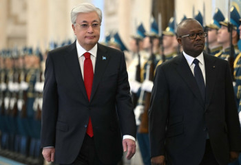 President of Guinea-Bissau arrives at Akorda