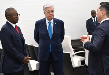 Қазақстан мен Гвинея-Бисау президенттері «Астана» халықаралық қаржы орталығына барды