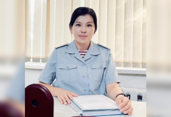 Ұлттық ұланда қызмет ететін көпбалалы ана -  Меруерт Шораева