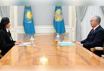 Kassym-Jomart Tokayev receives President of Gymnastics Federation