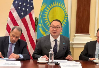 Kazakhstan emphasizes Its strategic role at meeting with American businesses
