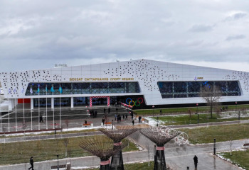 Түркістанда Бекзат Саттарханов атындағы спорт кешені пайдалануға берілді