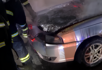 В Жанаозене ликвидировали возгорание автомобиля