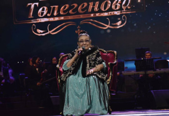 В Алматы концертом отметили юбилей Бибигуль Тулегеновой