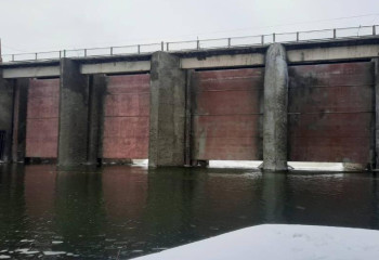 Завершился капитальный ремонт бетонных откосов Самаркандского водохранилища