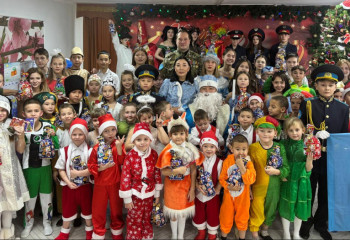 Члены отряда «Майдан жолы» провели тематический праздник «Поисковый Дед Мороз»