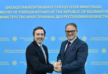 Italian Ambassador warmly thanked for his successful mission in Kazakhstan